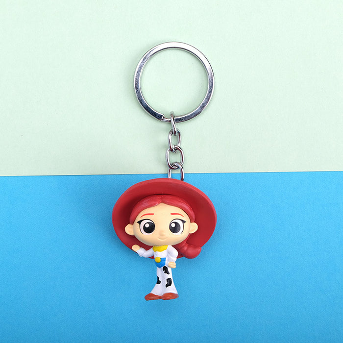 Wholesale Cartoon Resin Keychain JDC-KC-QingMou001