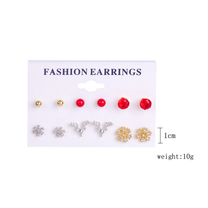 Wholesale Alloy Christmas Earrings Set