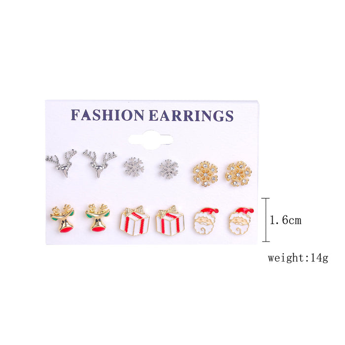 Wholesale Alloy Christmas Earrings Set