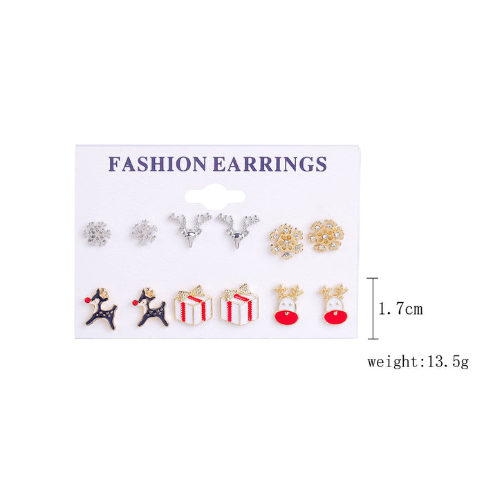 Wholesale Alloy Christmas Earrings Set