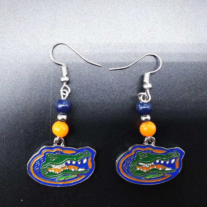 Wholesale Creative and fashionable oil-drop crocodile earrings
