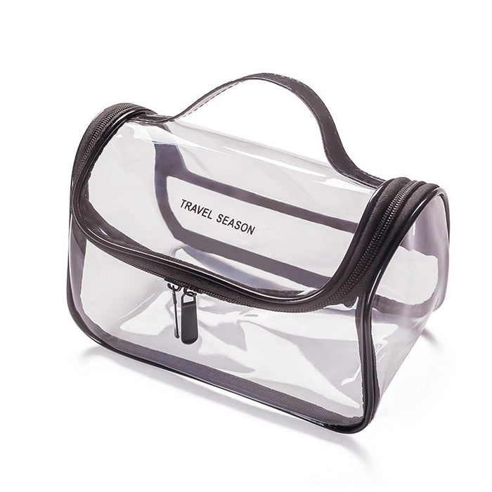 Wholesale Storage Bag PVC Transparent Portable Cosmetic Bag Portable Waterproof Large Capacity JDC-SB-DX002