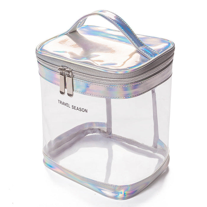 Wholesale Storage Bag PVC Transparent Portable Cosmetic Bag Portable Waterproof Large Capacity JDC-SB-DX002