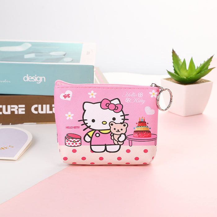 Wholesale New Cartoon Cute Animal Wallet PU Leather Wallet Coin Key Storage Bag