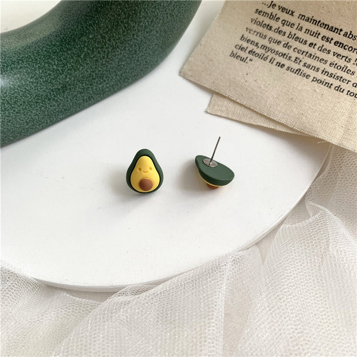 Wholesale Avocado Alloy Paint Ear Clip JDC-ES-ABL010