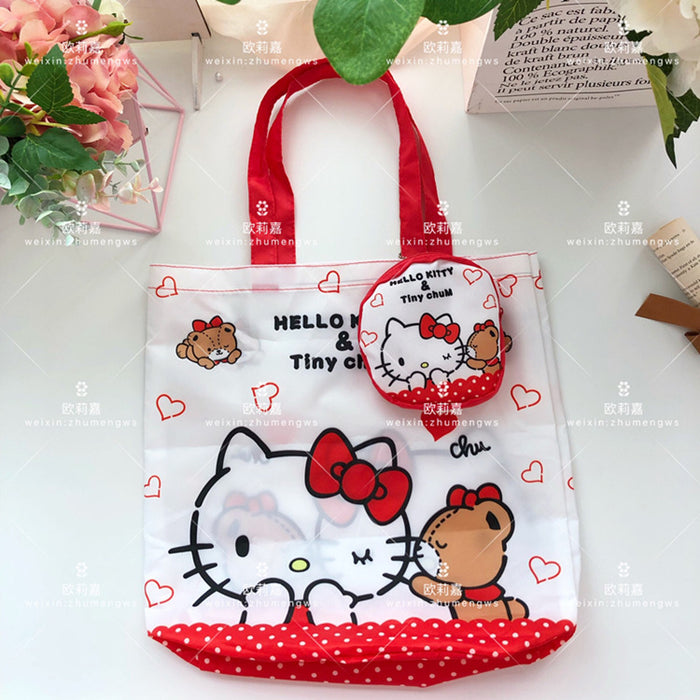 Wholesale Cartoon Large Capacity Eco-Friendly Bag Non-Woven Folding Shopping Bag (S) JDC-HD-OuLJ002