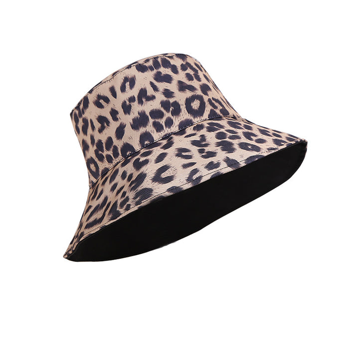 Wholesale Cotton Leopard Print Bucket Hat JDC-FH-JinZ003