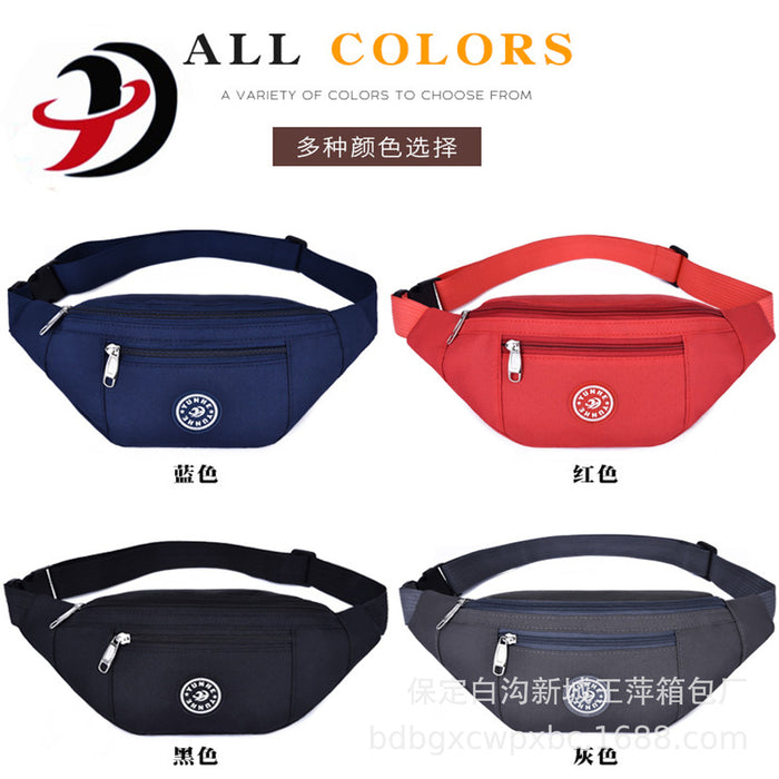 Wholesale Sports Waist Bag Casual Canvas Shoulder Crossbody Bag Outdoor Waterproof Chest Bag