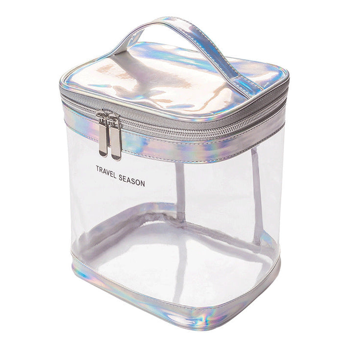 Wholesale Storage Bag PVC Transparent Portable Cosmetic Bag Portable Waterproof Large Capacity JDC-SB-DX002