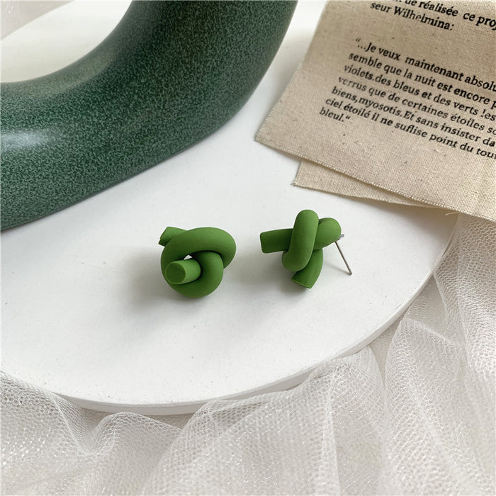 Wholesale Avocado Alloy Paint Ear Clip JDC-ES-ABL010