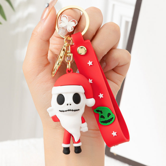 Wholesale Halloween Cartoon Doll Silicone Keychain JDC-KC-YueY009