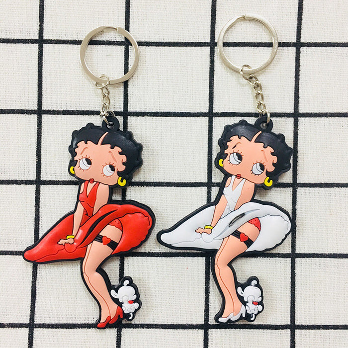 Wholesale Cartoon Cute PVC Keychain JDC-KC-Hual005