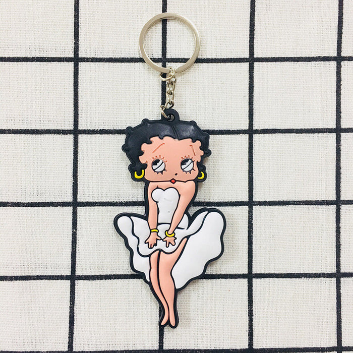 Wholesale Cartoon Cute PVC Keychain JDC-KC-Hual005