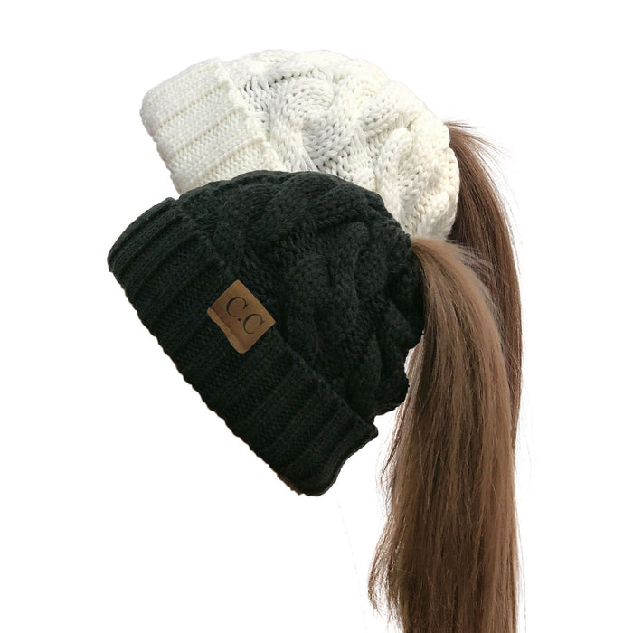 Wholesale Solid Color Rolled Edge Knitted Hat Winter Woolen Hat JDC-FH-HuiR001