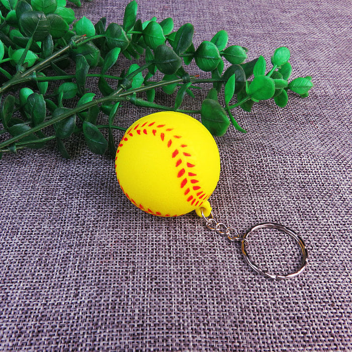 Wholesale Football Rugby Silicone Keychains