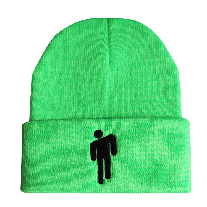 Wholesale Cartoon Embroidery Acrylic Knitted Beanie Hat JDC-FH-LvH026