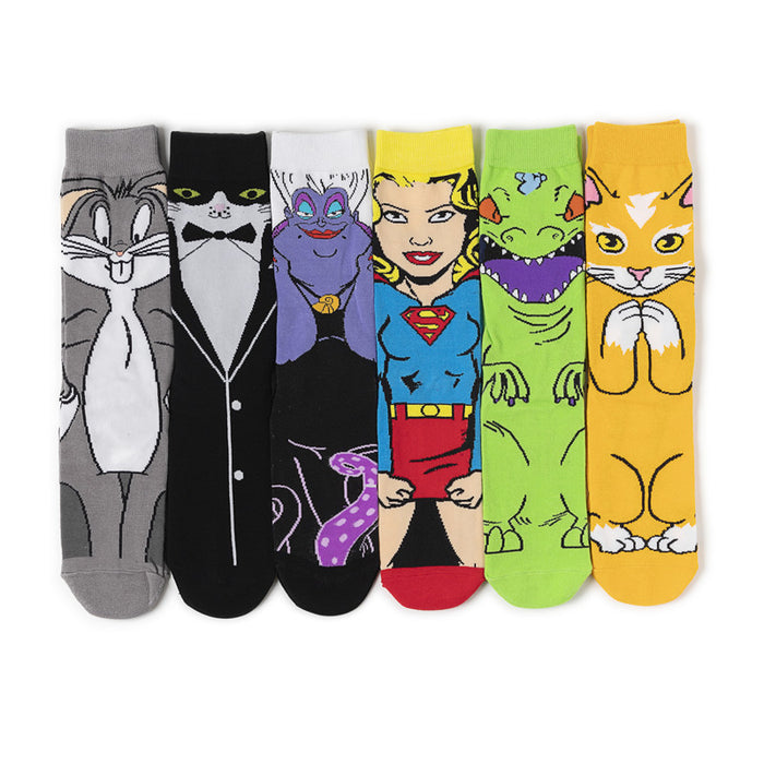 Wholesale Socks Anime Cartoon Socks Anime Men's Mid Tube Cotton Socks