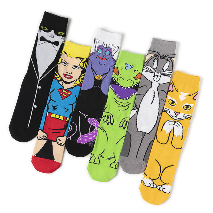 Wholesale Socks Anime Cartoon Socks Anime Men's Mid Tube Cotton Socks