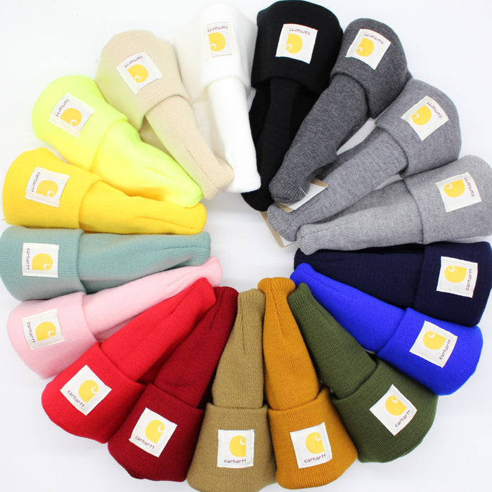 Wholesale Autumn and Winter Knitted Folding Wool Ear Hat JDC-FH-QingCL016