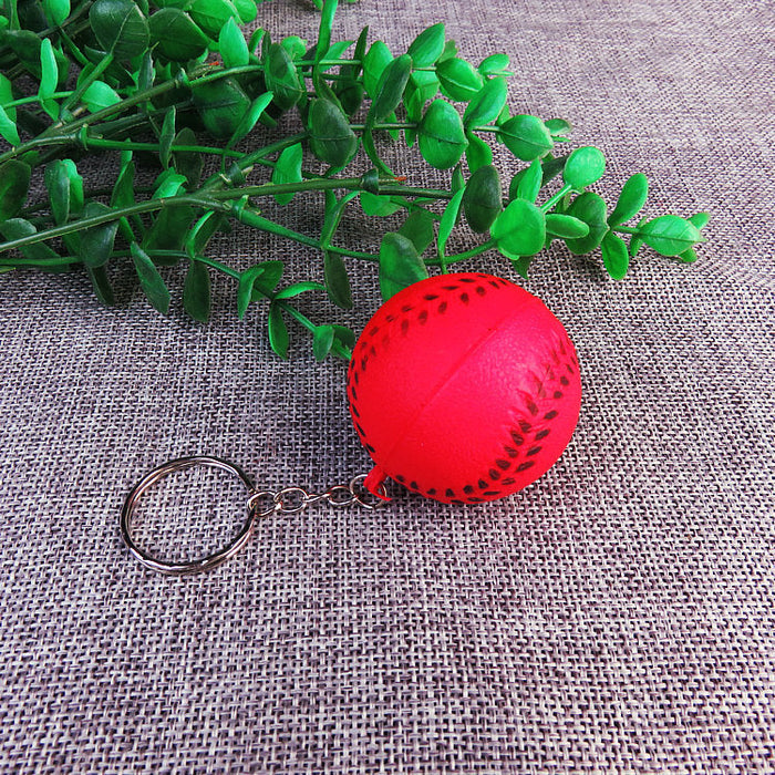 Wholesale Football Rugby Silicone Keychains