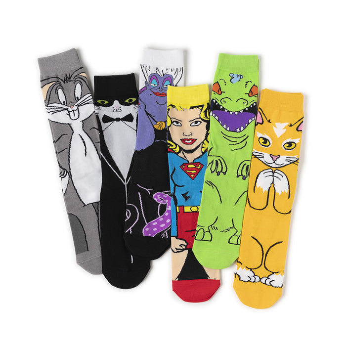 Wholesale Socks Anime Cartoon Socks Anime Men's Mid Tube Cotton Socks