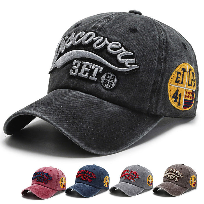 Wholesale Denim To Make Old Embroidery Letters Baseball Caps JDC-FH-YiShang014