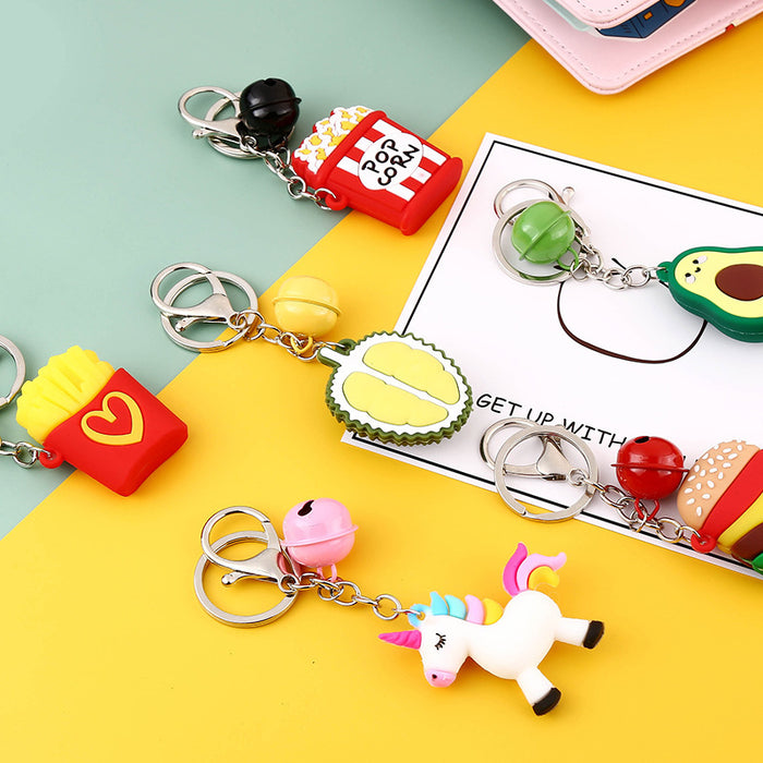 Wholesale 10pcs Cute Cartoon Plastic Keychain JDC-KC-DiB001