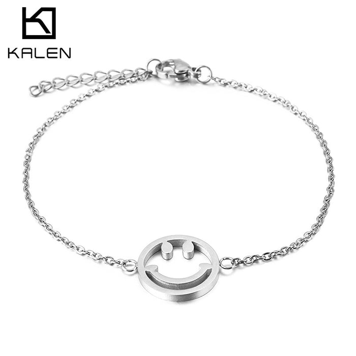 Wholesale Titanium steel 18K gold plated bracelet