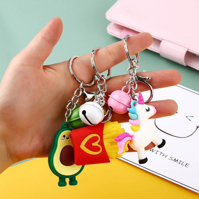 Wholesale Creative Cute Cartoon Pvc Keychain JDC-KC-DiB001