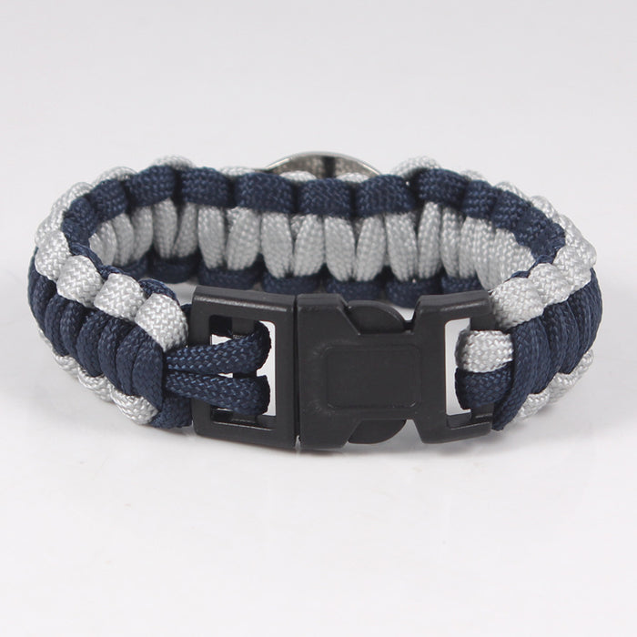 Wholesale Baseball umbrella rope bracelet field life-saving bracelet