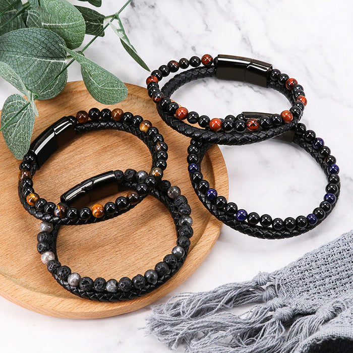 Wholesale Natural Stone Beads Bracelet JDC-BT-ZiGe001