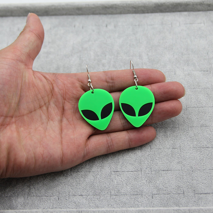 Wholesale Acrylic Alien Earrings JDC-ES-ChouD002