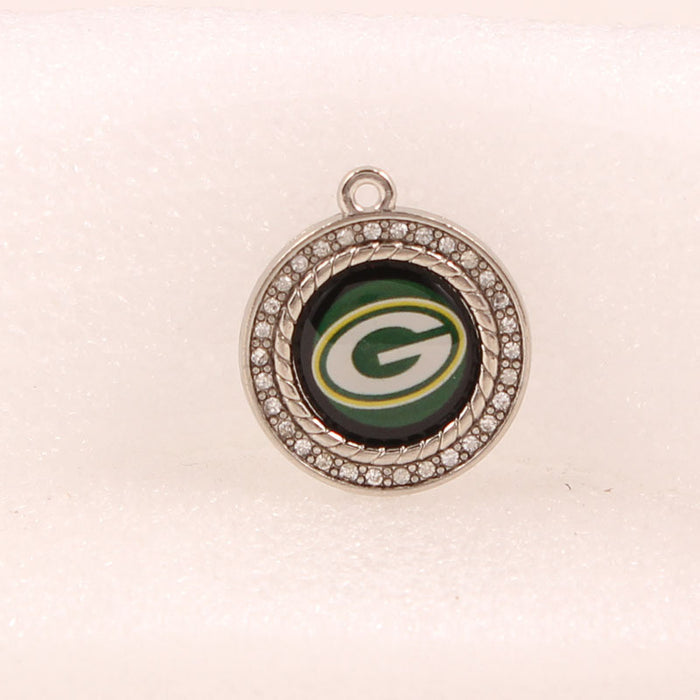 Wholesale Diamond pendant  charms olive team hand necklace small pendant  jewelry accessories