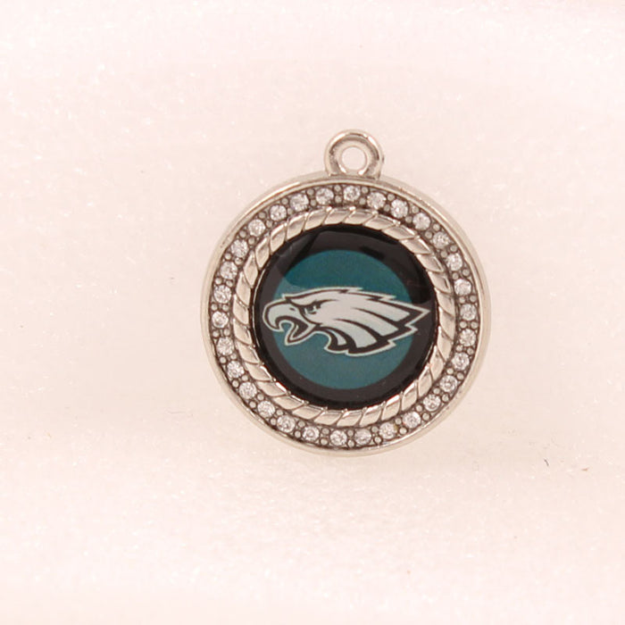 Wholesale Diamond pendant  charms olive team hand necklace small pendant  jewelry accessories