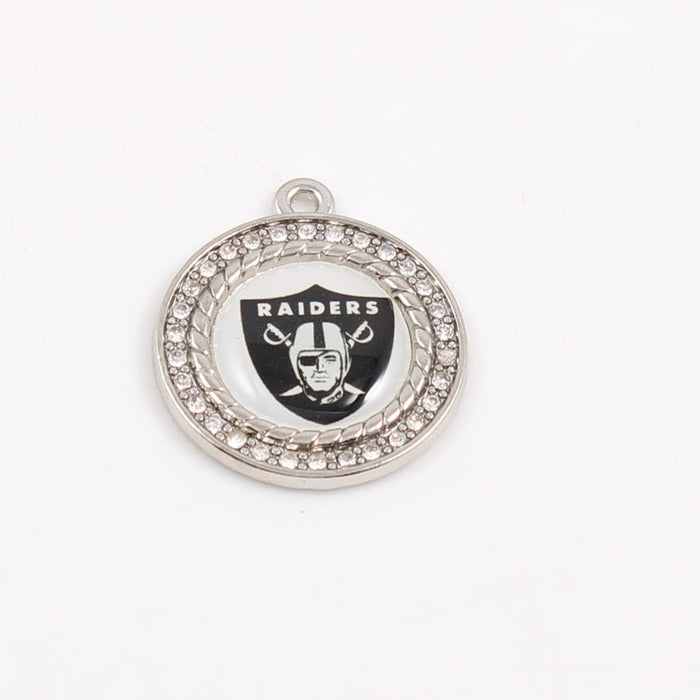 Wholesale Diamond Pendant Olive Team Patriotic Pendant Jewelry Accessories