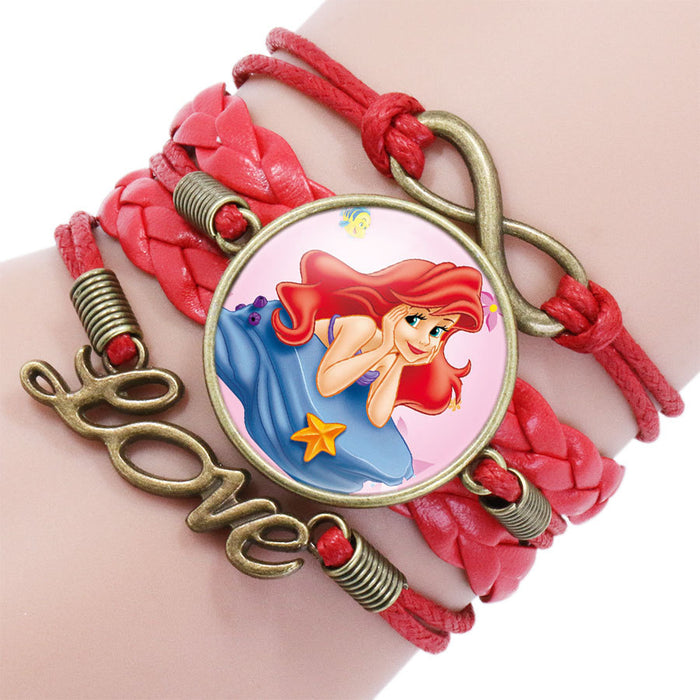 Wholesale Cartoon Braided Multi-layer Gemstone Bracelet JDC-BT-NH018