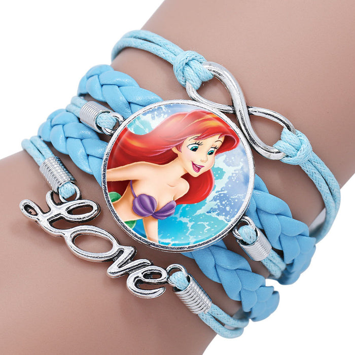 Wholesale Cartoon Braided Multi-layer Gemstone Bracelet JDC-BT-NH018