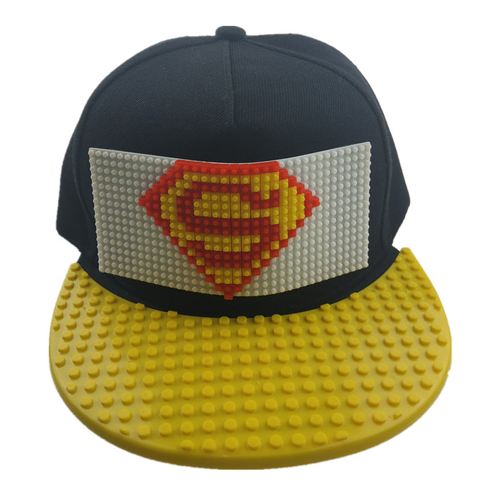 Wholesale Kids Cartoon Building Blocks Hat JDC-FH-Jiat002