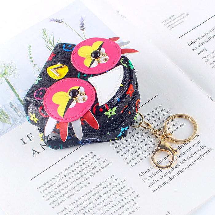 Wholesale PU Small School Bag Integrated Zipper Coin Purse JDC-WT-YouTu004