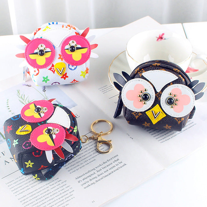 Wholesale PU Small School Bag Integrated Zipper Coin Purse JDC-WT-YouTu004