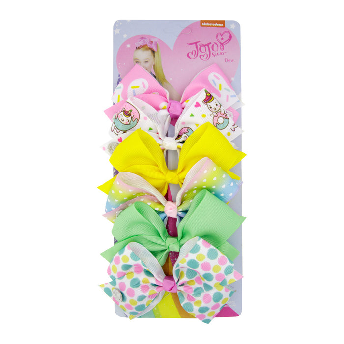 Wholesale Halloween Children's Swallowtail Bow Paper Card Cloth Hairpin JDC-HC-QiuN012