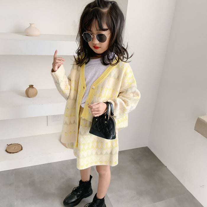Wholesale Children' s Spring and Summer Shell Bag Rhombus Chain Catwalk Crossbody Bag Cute Mini Girl Shoulder Handheld Small Bag