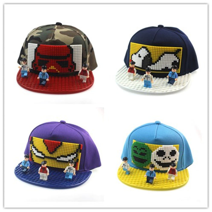 Wholesale Kids Cartoon Building Blocks Hat JDC-FH-Jiat002