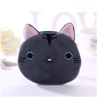 Wholesale Creative Cute Cartoon Japanese and Korean Students Ladies Zipper Mini Key Coin Storage Japanese Cute Cat Coin Purse JDC-WT-SM002