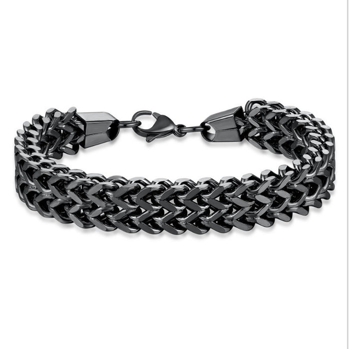 Wholesale Titanium Steel Double Row Single Row Bracelet JDC-BT-WeiWan001