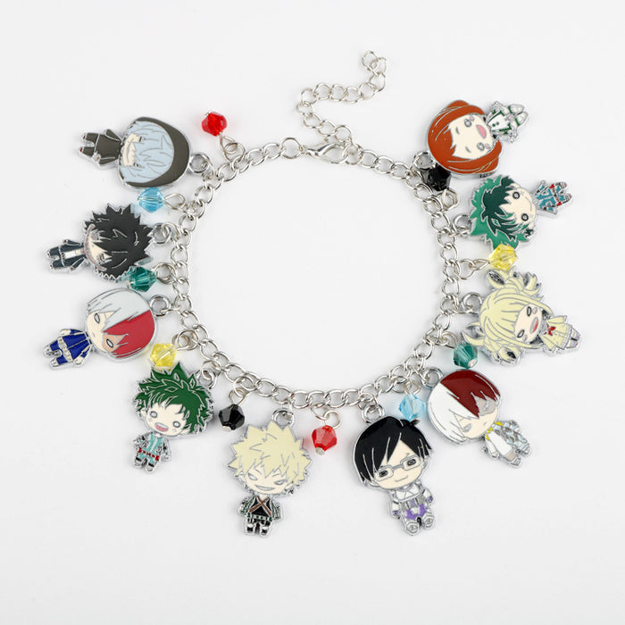 Wholesale Cartoon Anime Alloy Pendant Bracelet JDC-BT-HeYu001