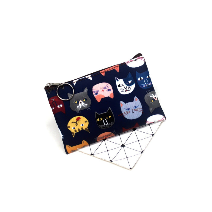 Wholesale Children's Wallet Cartoon Kitten Head Candy Color JDC-WT-QW015