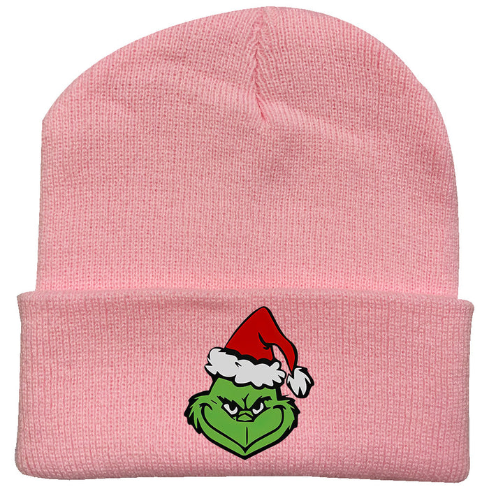 Wholesale Christmas Knitted Hat Green Hair Monster Wool Hat JDC-FH-JunC004