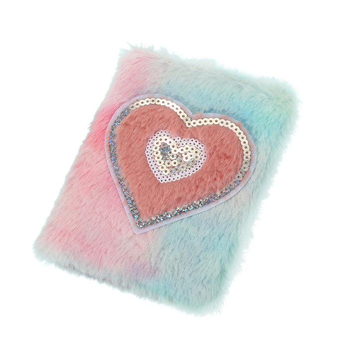 Wholesale Unicorn cartoon plush notebook