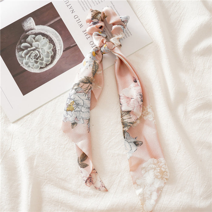 Wholesale Hair Accessories Triangle Ribbon Large Hair Ring Headwear Women's Hair Belt Cloth Ring